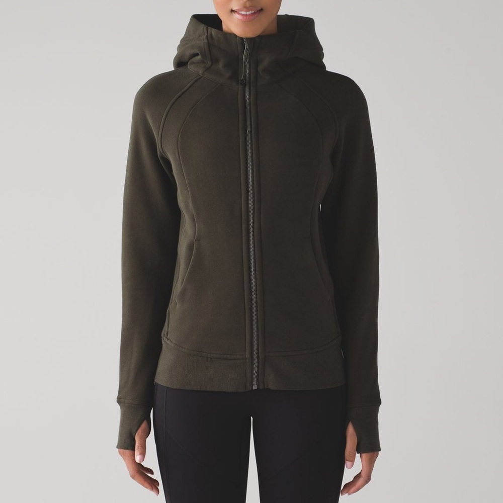 Lululemon Scuba Hoodie in Dark Olive